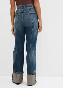 Jeans straight, vita alta, bonprix