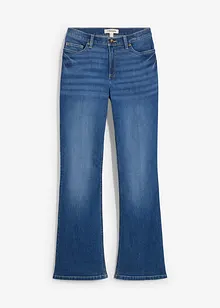 Jeans bootcut, vita media, bonprix