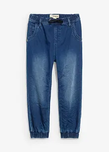 Jeans in felpa con elastico in vita regular fit, straight, bonprix