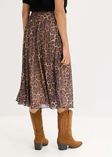 Gonna midi in mesh morbido, bonprix