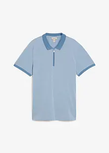 Polo in piquet con cerniera, bonprix