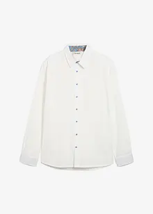 Camicia elegante in puro cotone con dettagli a contrasto, regular fit, bonprix
