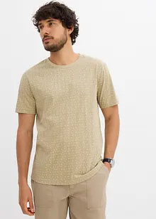 T-shirt in puro cotone biologico con fantasia, bonprix