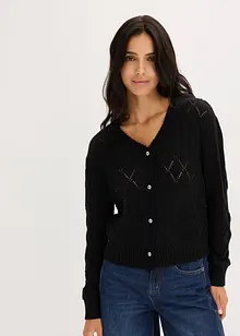 Cardigan traforato, bonprix