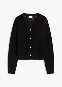 Cardigan traforato, bonprix