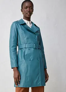 Trench in pelle, bonprix