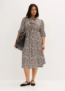 Abito in jersey con fiocco, bonprix