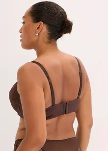 Reggiseno con coppe preformate ed effetto lucido, bonprix