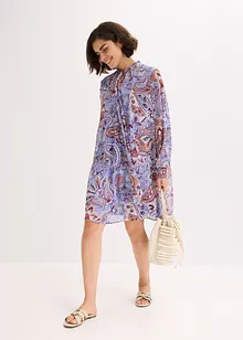 Abito tunica in chiffon con fiocco, bonprix