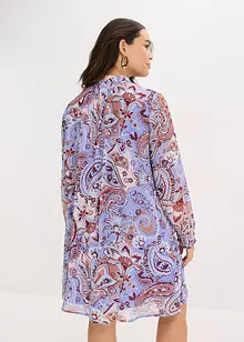 Abito tunica in chiffon con fiocco, bonprix