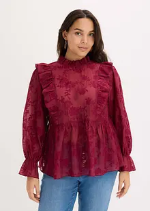 Blusa con ricami, bonprix