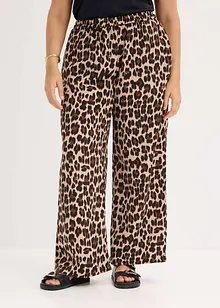 Pantaloni a palazzo in satin fluente, bonprix