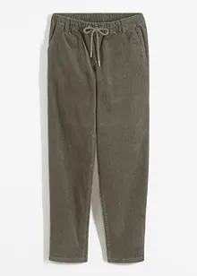 Pantaloni di velluto a coste con cordoncino, bonprix