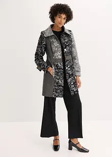 Cappotto corto dal design jacquard elaborato, bonprix