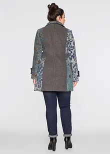 Cappotto corto dal design jacquard elaborato, bonprix
