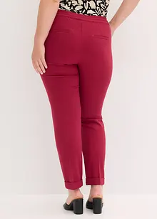 Pantaloni con pinces ed elastico in vita, bonprix