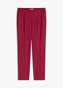 Pantaloni con elastico in vita e piega stirata, bonprix