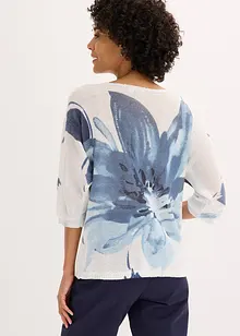 Maglione con stampa floreale, bonprix