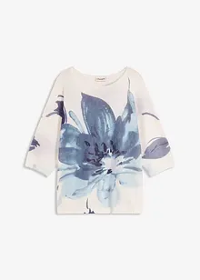 Maglione con stampa floreale, bonprix
