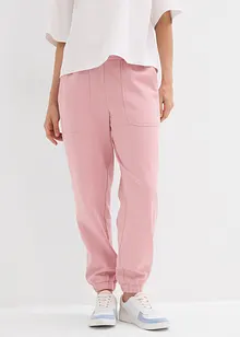 Pantaloni in felpa di puro cotone, bonprix