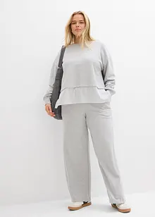 Pantaloni lunghi in felpa, bonprix
