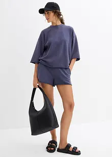 Felpa oversize in misto cotone morbido, bonprix