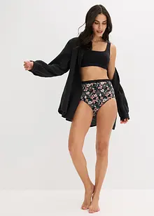 Slip a vita alta con cotone biologico (pacco da 4), bonprix