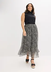 Gonna in jersey e mesh, bonprix