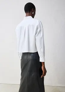 Camicia oversize in misto cotone e seta, bonprix