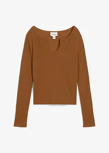 Maglia a costine con puro cotone biologico, bonprix