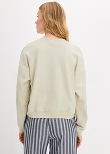 Felpa oversize in puro cotone biologico, bonprix