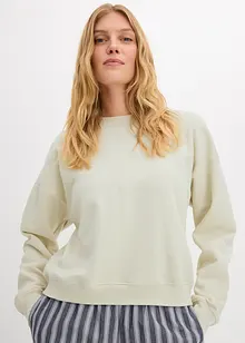 Felpa oversize in puro cotone biologico, bonprix