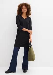Abito in puro cotone biologico elasticizzato, bonprix