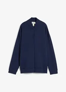 Cardigan oversize in misto seta, bonprix