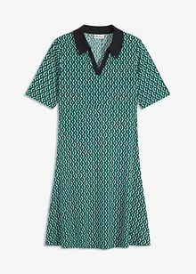 Abito midi con colletto stile polo, bonprix