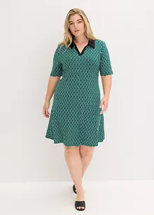 Abito midi con colletto stile polo, bonprix