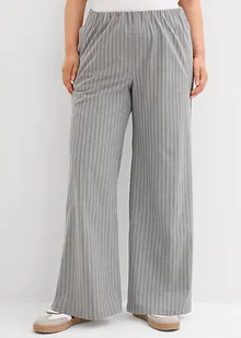Pantaloni con elastico in vita e gambe larghe, bonprix
