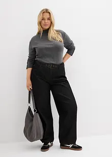 Maglia a maniche lunghe a coste, bonprix