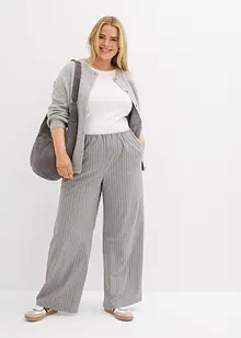 Pantaloni con elastico in vita e gambe larghe, bonprix