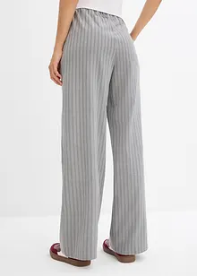 Pantaloni con elastico in vita e gambe larghe, bonprix