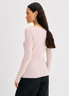 Maglia a maniche lunghe con scollo a barca, bonprix