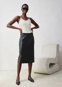 Top con lana e pizzo, bonprix