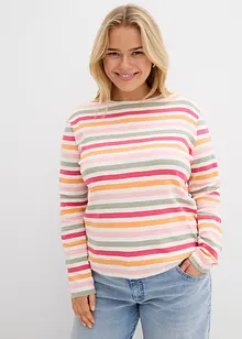 Maglia a maniche lunghe in puro cotone, bonprix