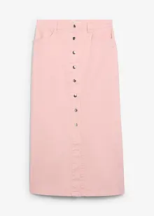 Gonna midi in twill, bonprix