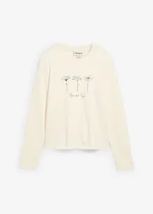 Maglia a maniche lunghe in puro cotone, bonprix