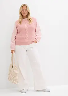 Gilet in maglia di misto cotone, bonprix