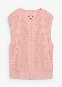 Gilet in maglia di misto cotone, bonprix