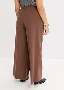 Pantaloni con pinces in misto viscosa fluente, bonprix