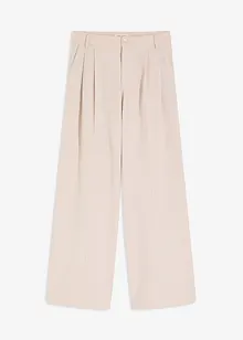 Pantaloni con pinces doppia, bonprix