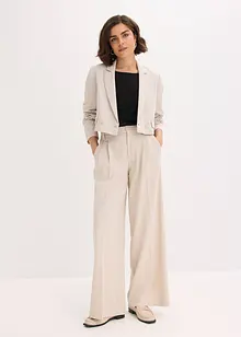 Pantaloni con pinces doppia, bonprix